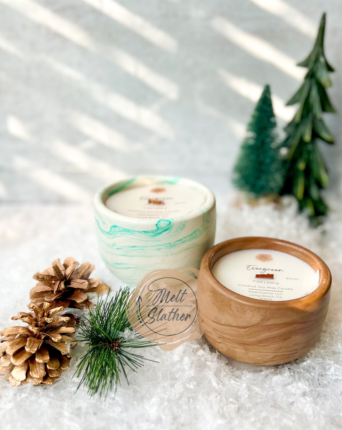 Holiday Collection Coconut Soy Candles| Squeezable Wax Melts|Room+Linen Spray